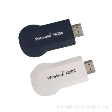 2014 manufacturer wireless HDMI transmitter for Samsung S4, supports iOS and Android mirror function